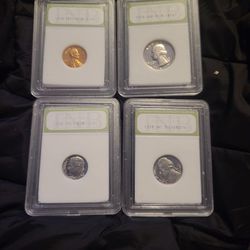 Bicentennial Set Of 4 Coins