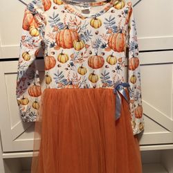 Girls Thanksgiving Dress and Skirt Size 8