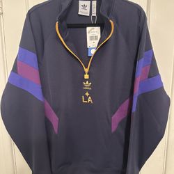 LA Galaxy adidas Originals Half-Zip Top