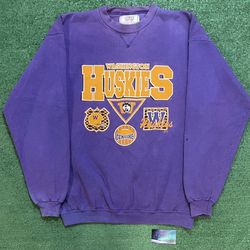 Vintage 1990s UW university of Washington Huskies crewneck