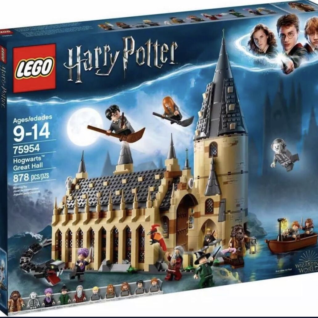 Lego Harry Potter 75954 Wizarding World Hogwarts Great Hall 878 PCS NEW