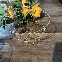 Decorative Gold Baskets 13