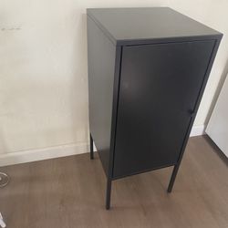 IKEA LIXHULT Metal Cabinet – Anthracite/Black, 13 3/4" x 23 5/8"