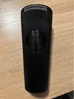 Starbucks Black Ribbed Cup