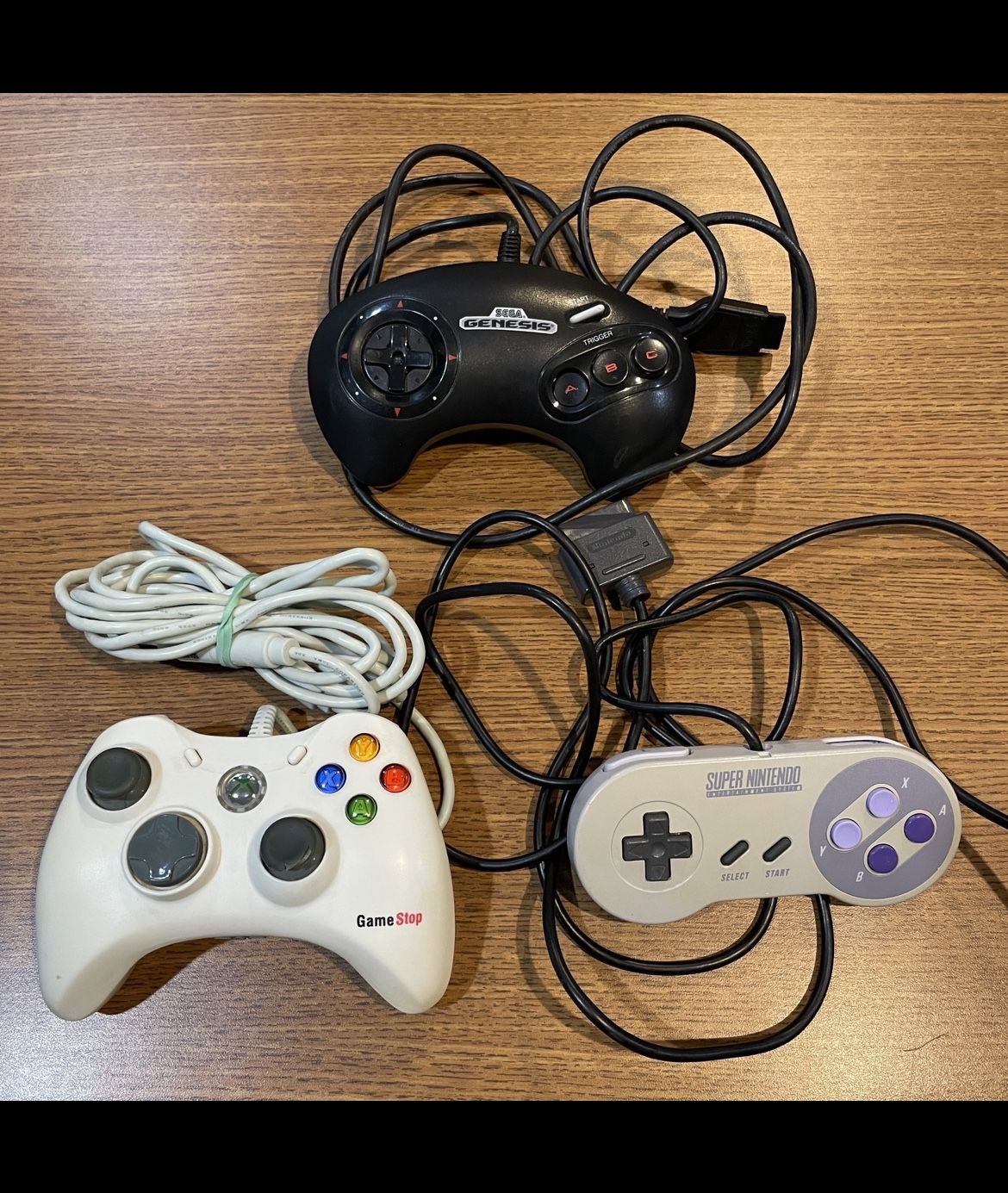 Retro Gaming Controllers Untested For Parts Sega Genesis Super Nintendo Xbox 360 Video Game For System Console Lot