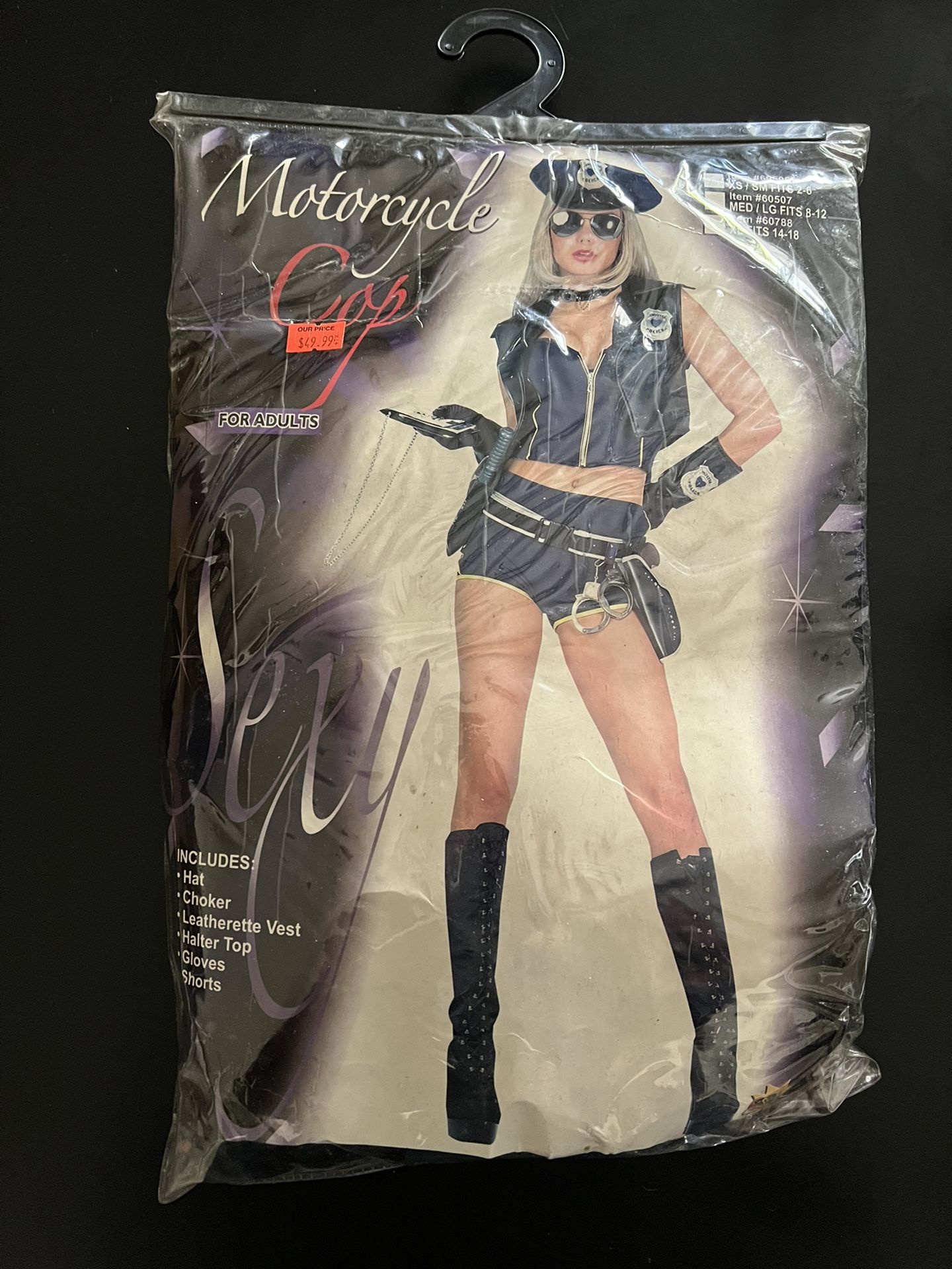 Sexy Motorcycle Cop Halloween costume