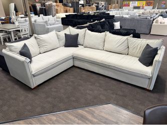 Gorgeous beige sectional (marked down!)