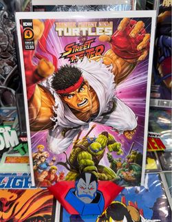 IDW Comics TMNT Vs Street Fighter #4
