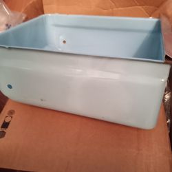 Blue Refrigerator Crisper Drawer