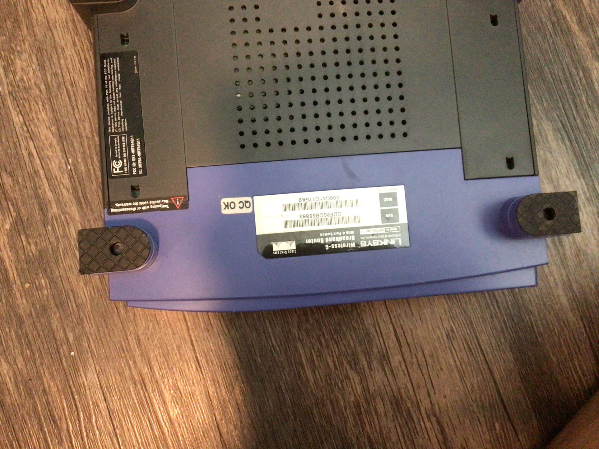 Linksys Wrt54g Wireless Router