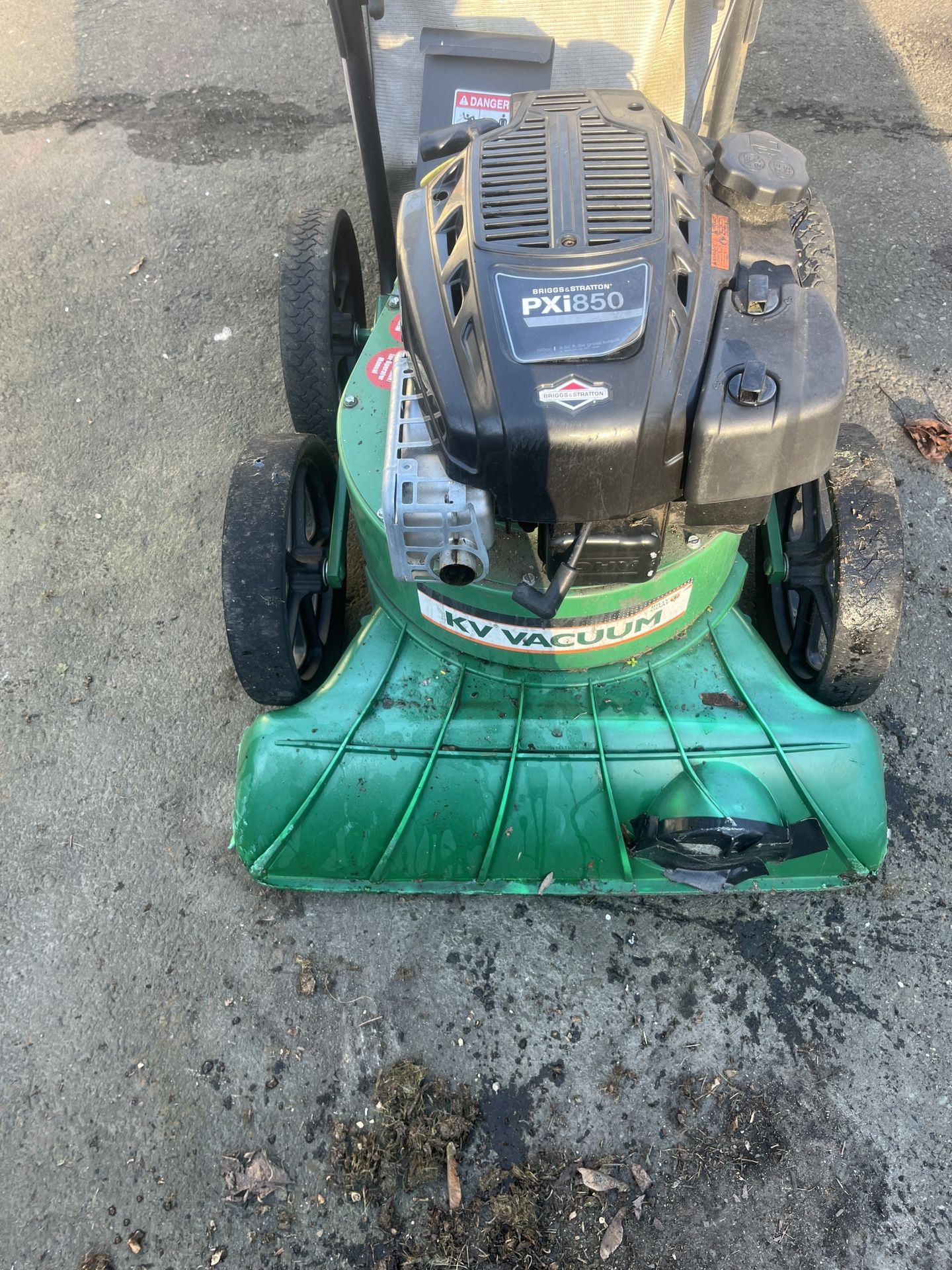 billy goat vacuum not starting