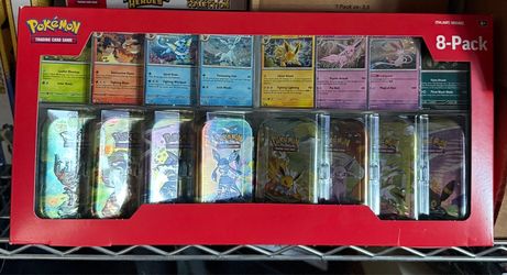 Costco Prismatic Evolutions 8-Pack Mini Tins