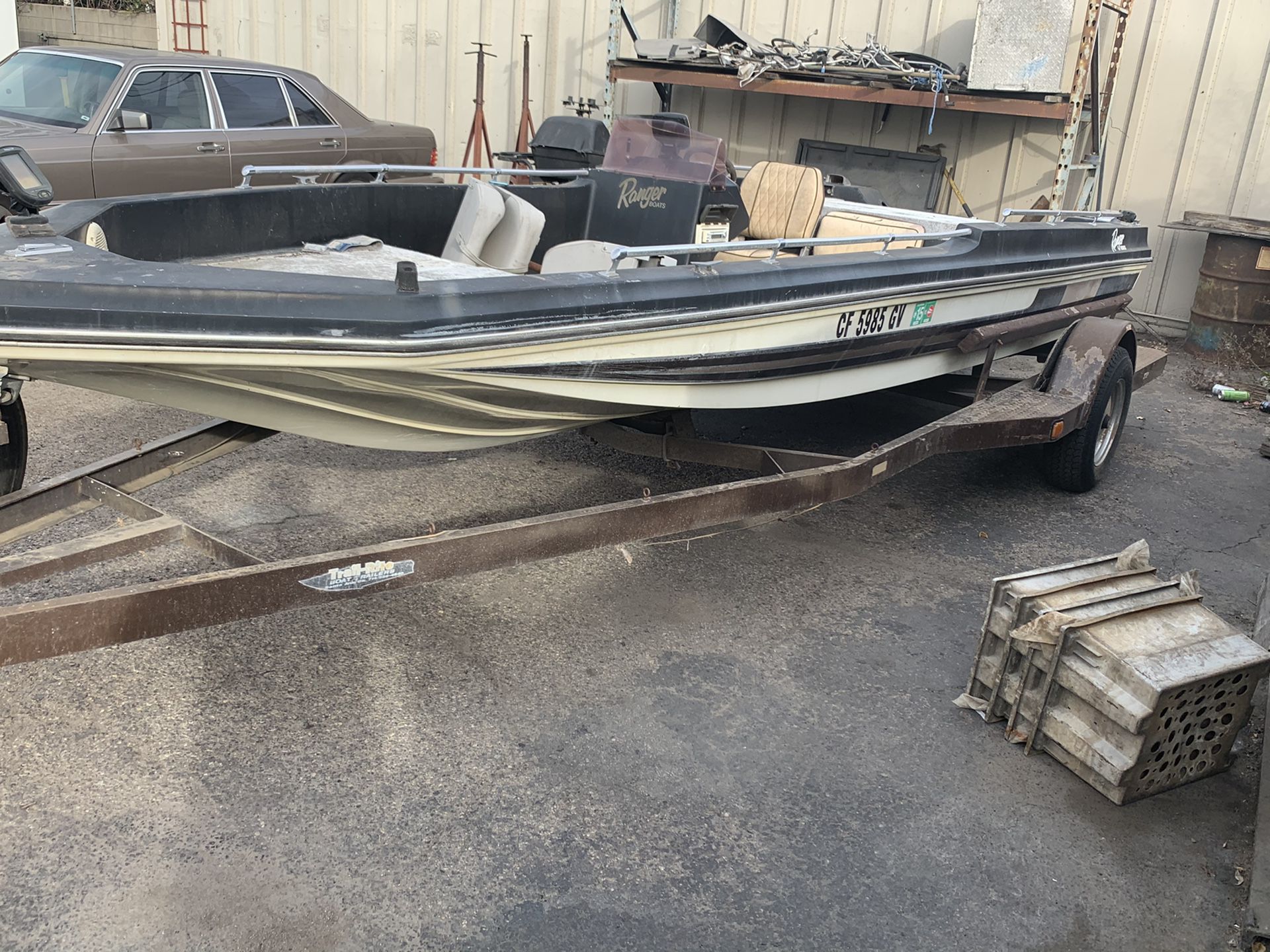 FREE ranger bass boat with title NO TRAILER