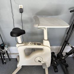 Exercise Bike With Desktop 
