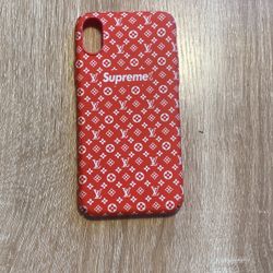 Supreme Louis Vuitton Case iPhone XS 
