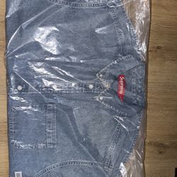 Supreme Appliqué Denim Shirt Indigo 