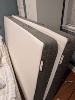 Two Twin Mattress - Ikea Morgedal Like New