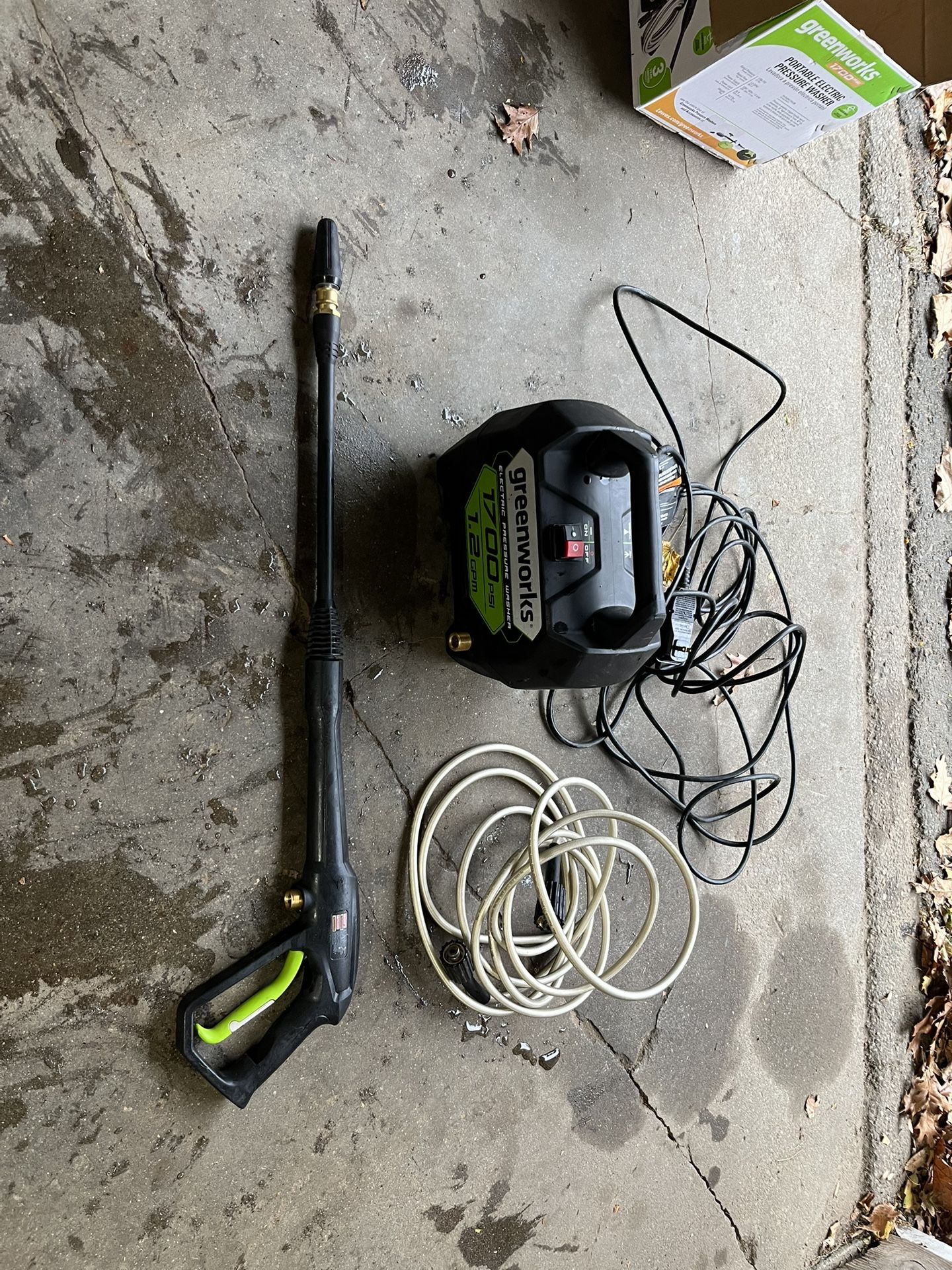 Greenworks Power Washer