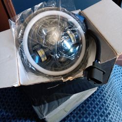 -LED Headlight Offroad Light Angle Eyes