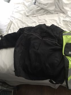 Bilt motorcycle jacket Large and reflector jacket