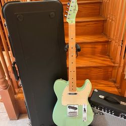 Fender MIM FSR Telecaster w/ Hardshell Case, Fender Amp