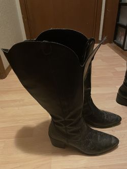 Leather Platform boots 