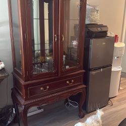 Mahogany China Cabinet For Free”pending “