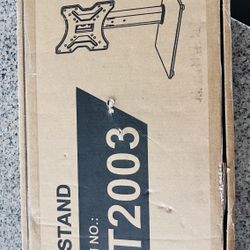 📺 NEW HEMUDU UNIVERSAL TABLETOP TV STAND – MODEL UT2003 – $15  Brand new universal TV stand in box with mounting hardware and instructions included. 