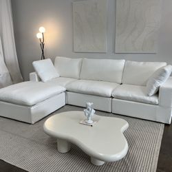 White Cloud Sectional Couch New