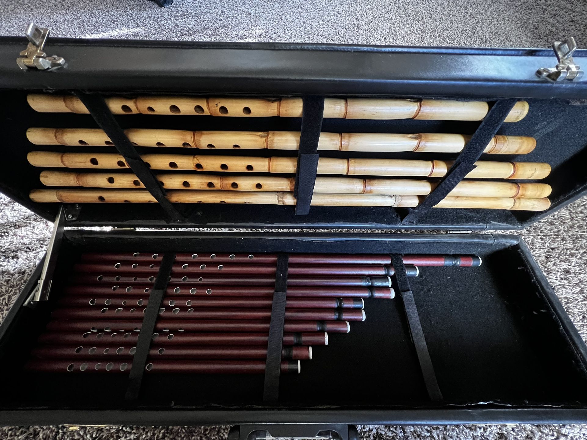 15 Piece Turkish Reed Flute Kaval Set With Case