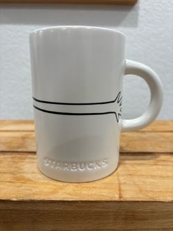 Starbucks 2026 Hug Mug Coffee For All Collection Ceramic 16oz White Black NWT