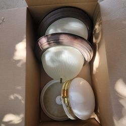 Box Of Ceiling Fixtures