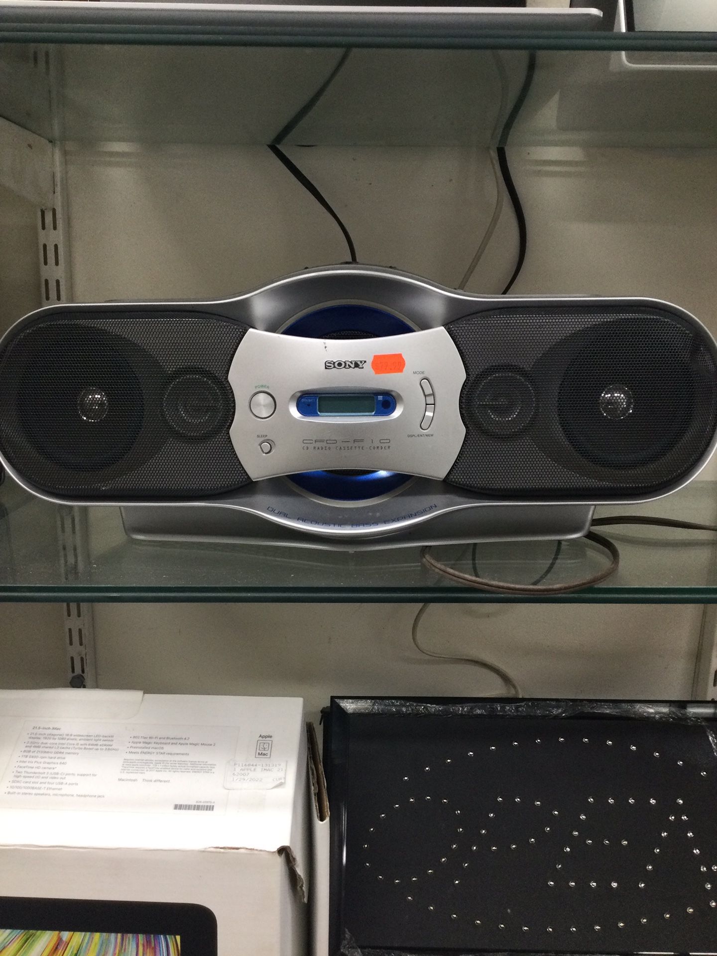 Sony CFD-F10 CD / Radio / Cassette Recorder, Silver
