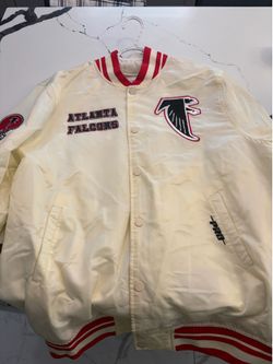 Pro Standard Men's Atlanta Falcons Retro Classic Rib Satin Jacket  2XL