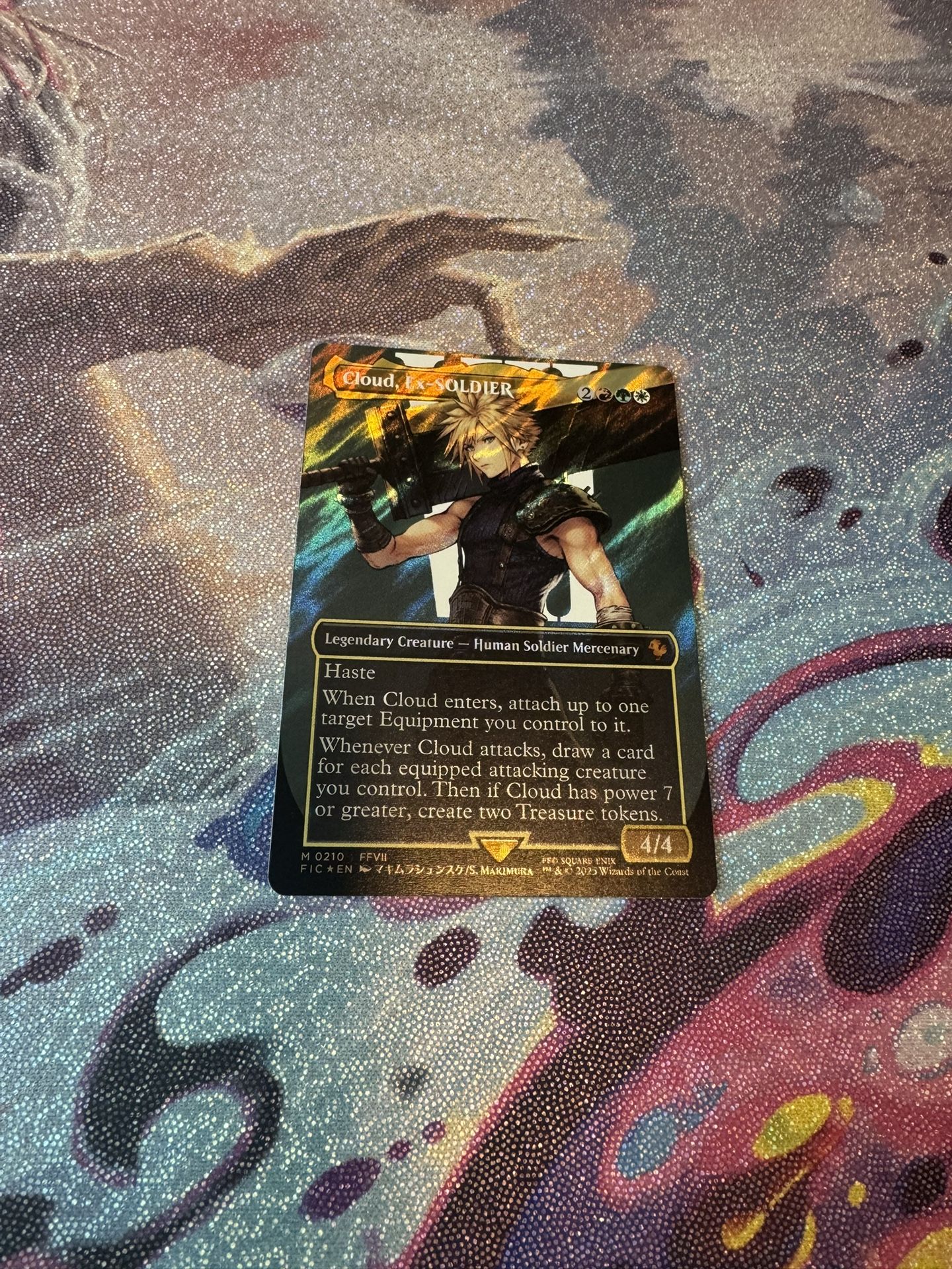 Cloud, Ex-Soldier (Borderless) (Surge Foil)