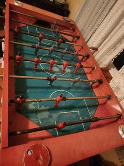 Vintage foosball table