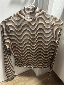 Women's Large Sheer Top