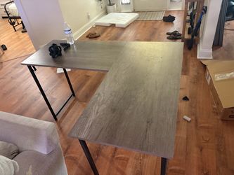 L shape desk