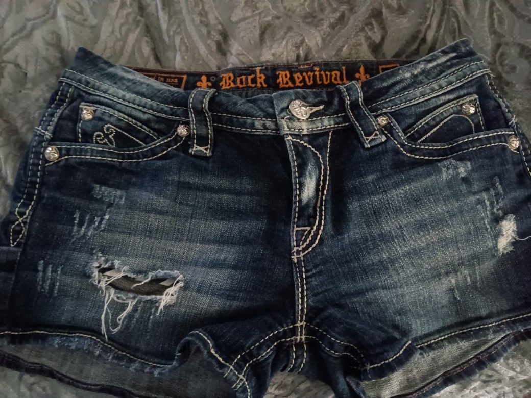 Rock Revival Shorts New.