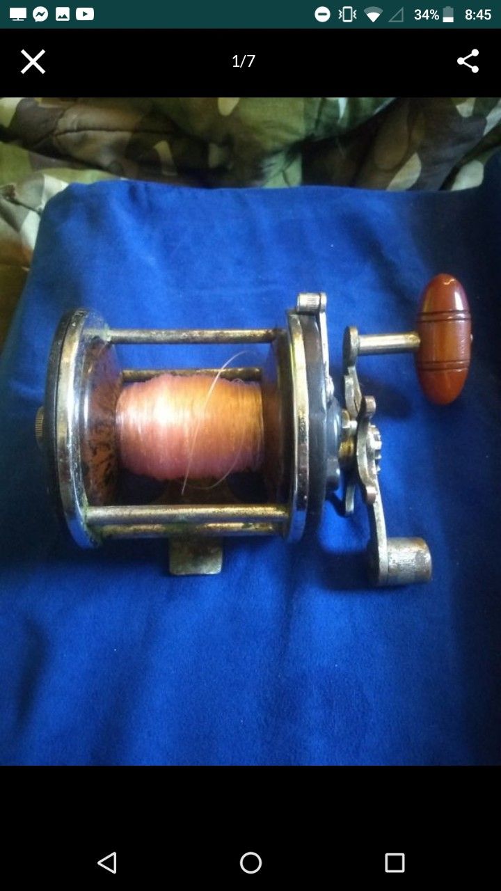 Pick up today!$20 vintage PENN No 160 made in USA saltwater fishing reel