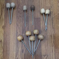 Vintage Bass Drum Beaters 