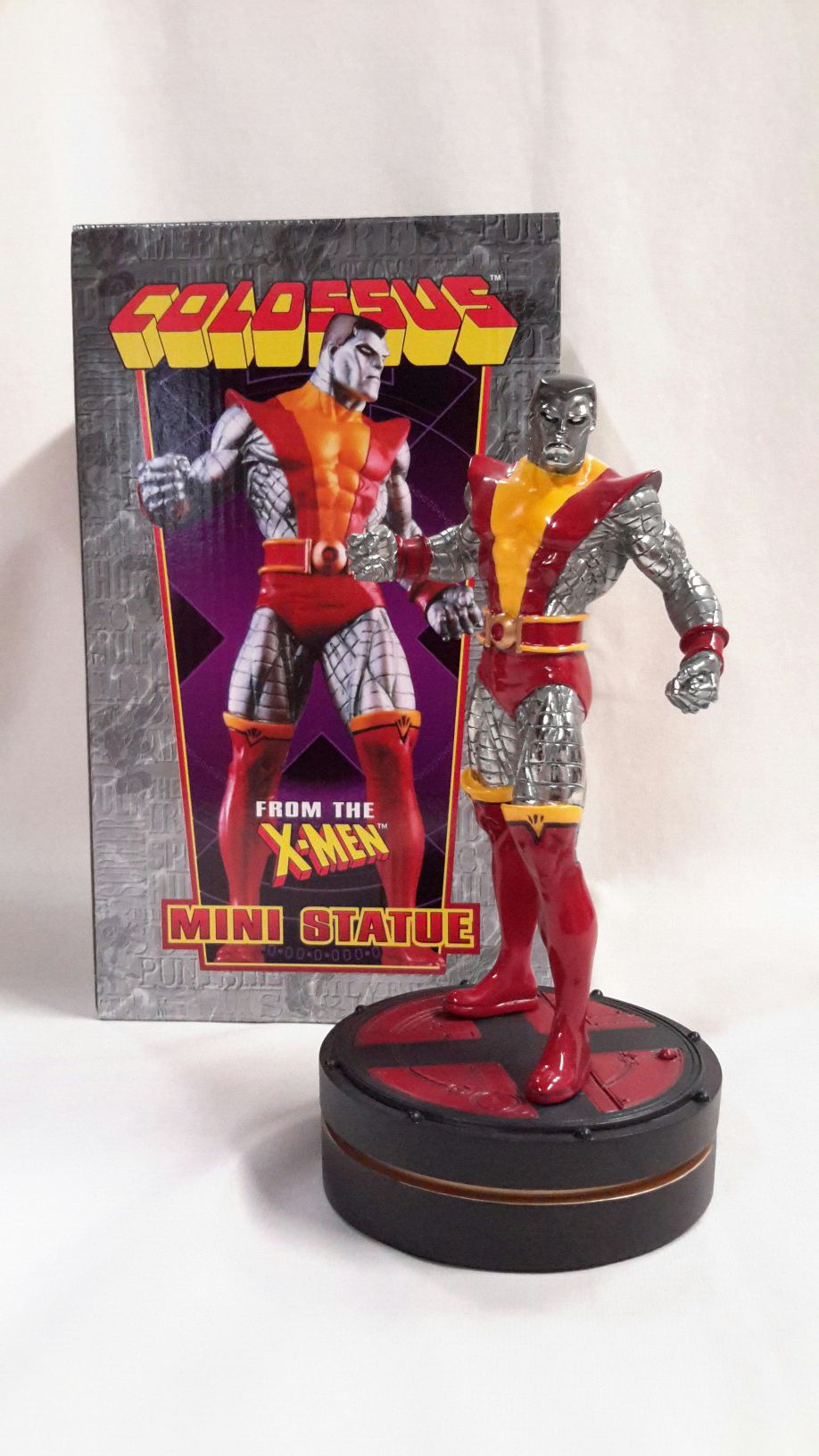 🔥MARVEL MINI STATUE: COLOSSUS SCULPTED BY RANDY BOWEN ( 2003, BOWEN) LIMITED COMIC STATUE