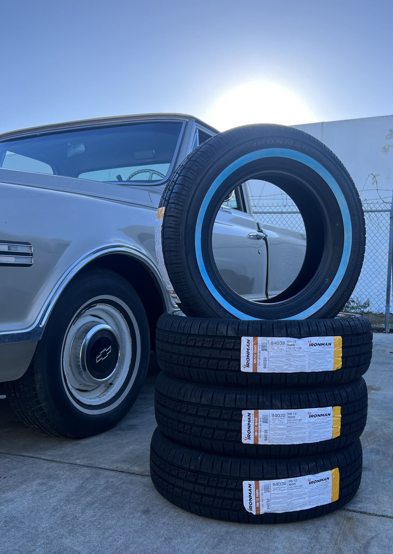 205/70R15 1” WHITE WALL TIRE