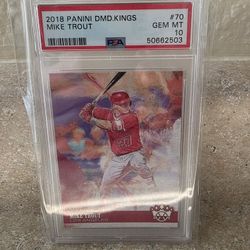 2018 Panini Diamond Kings Mike Trout PSA 10