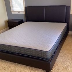 Queen Size Bed Frame With Mattress