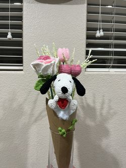 Snoopy $40  without flowers