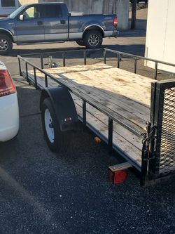 UTILITY TRAILER 14X6.2 GREAT CONDITION  Thumbnail