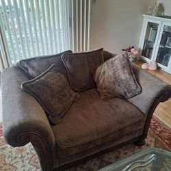 FREE Oversized Chair with Ottoman 