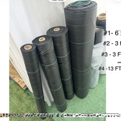 Agfabric Landscape Fabric Weed Barrier Ground Cover Garden Mats for Weeds Block in Raised Garden Bed, 3Ft x 100 and more  they arte 4 rolls  this perf