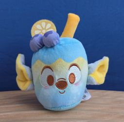 Disney Munchlings Stitch Blueberry Lemonade Drink 4.5" Plush